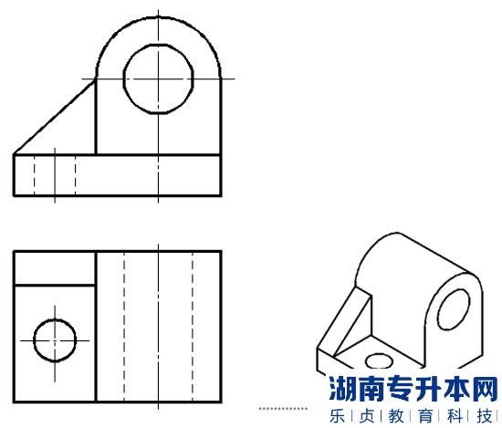 懷化學(xué)院專升本機械制圖考試題目