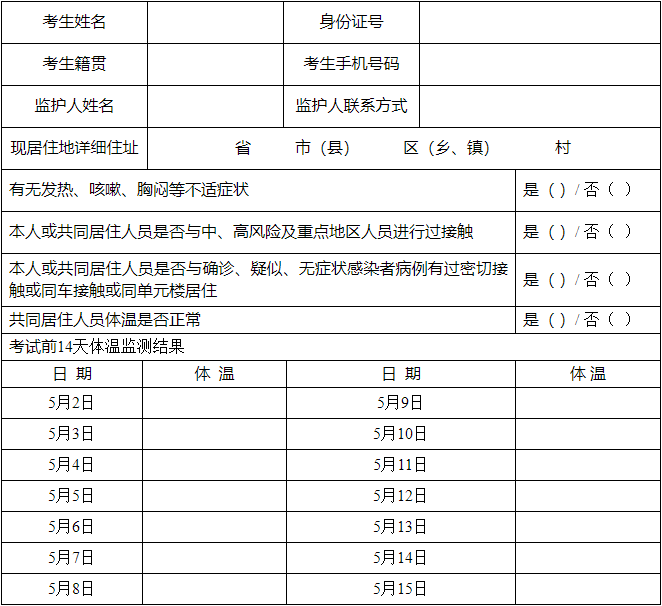 湖南人文科技學(xué)院2021年“專升本”考試考生須知(圖1)